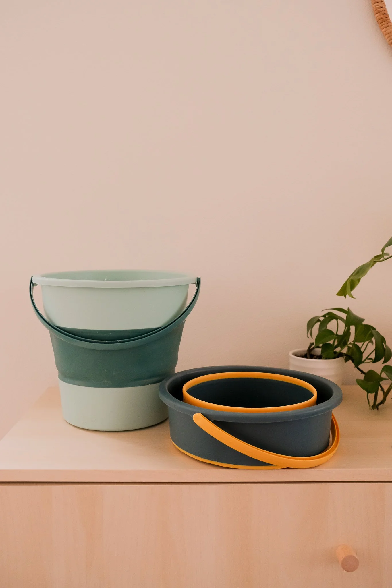 Collapsible Buckets, an open-ended toy on Raise Wildflowers
