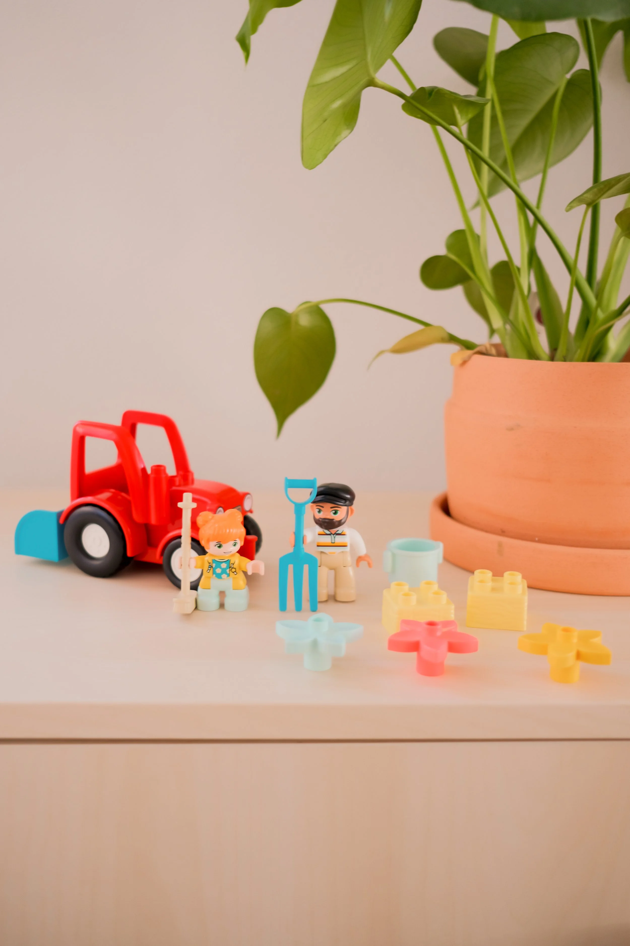 Duplo Tractor Set, an open-ended toy on Raise Wildflowers