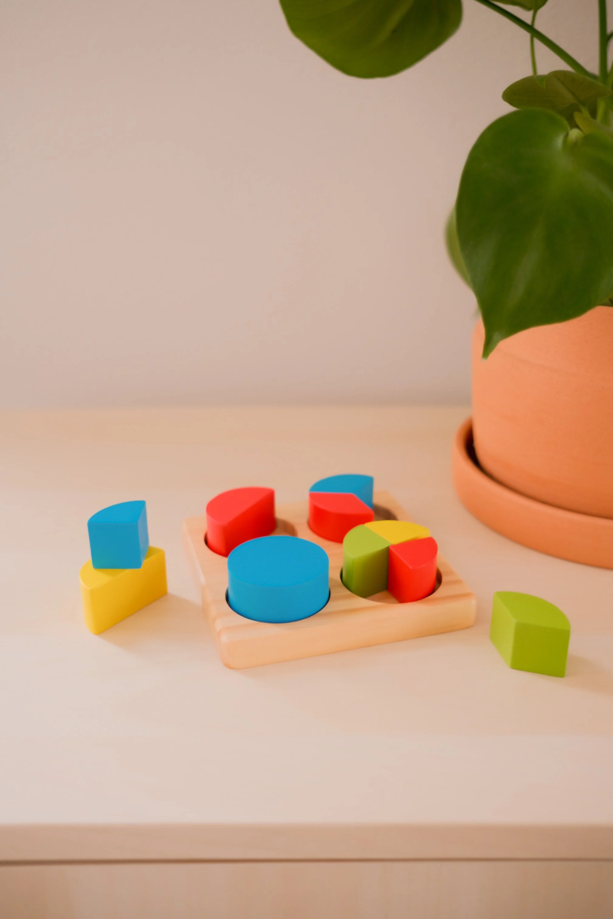 Fraction Puzzle, an open-ended toy on Raise Wildflowers