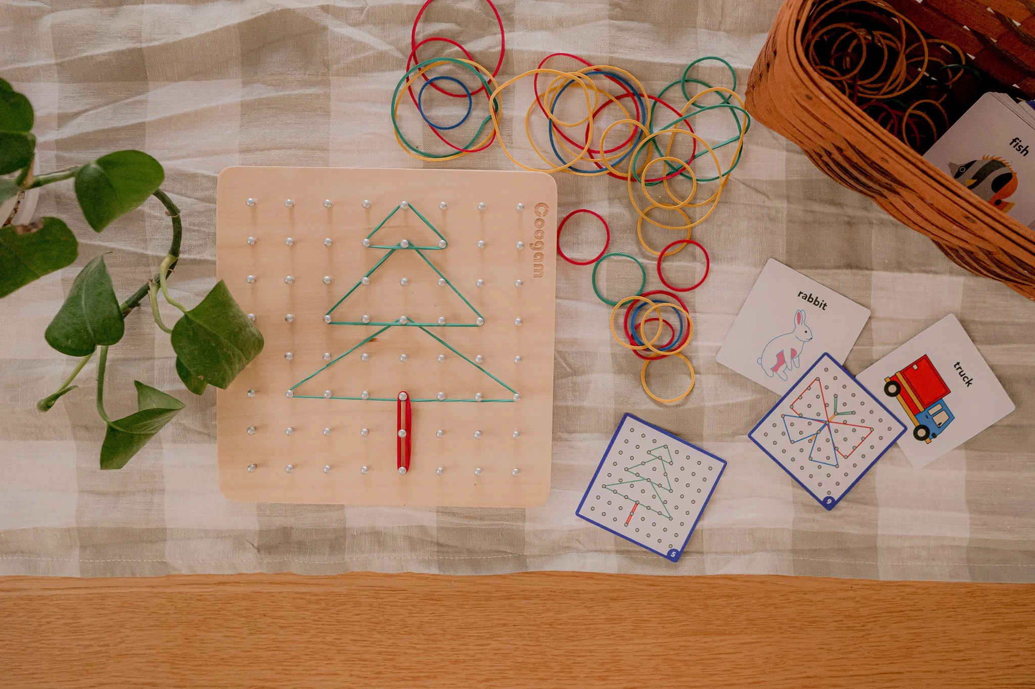 Geoboard, an open-ended toy on Raise Wildflowers