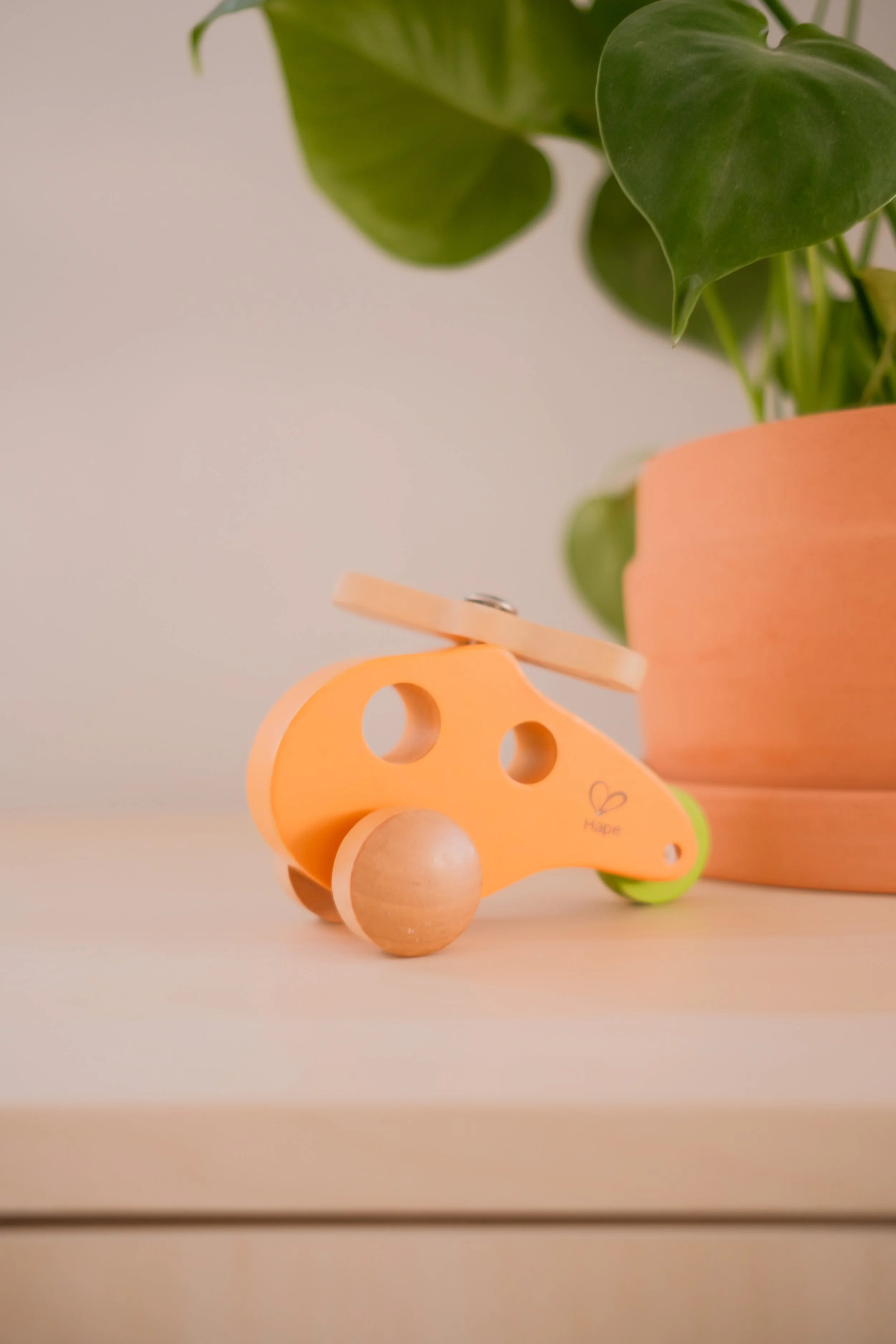 Hape Toddler Helicopter, an open-ended toy on Raise Wildflowers