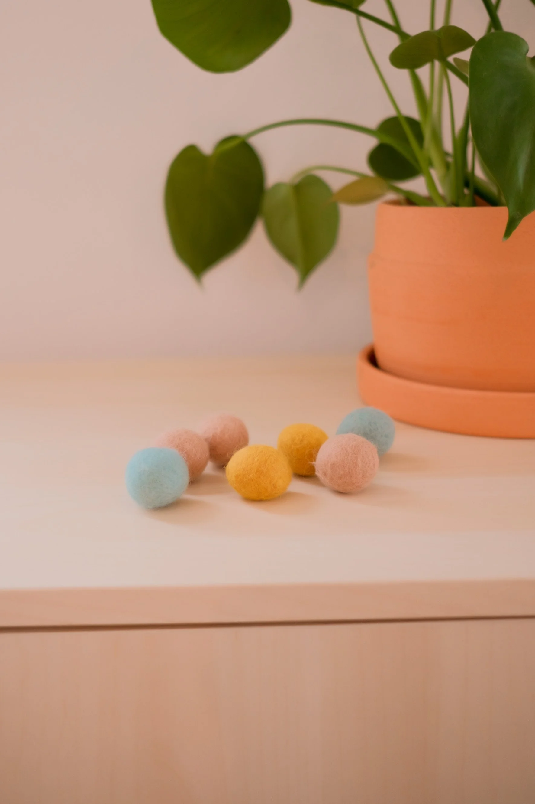 Large Felt Balls, an open-ended toy on Raise Wildflowers