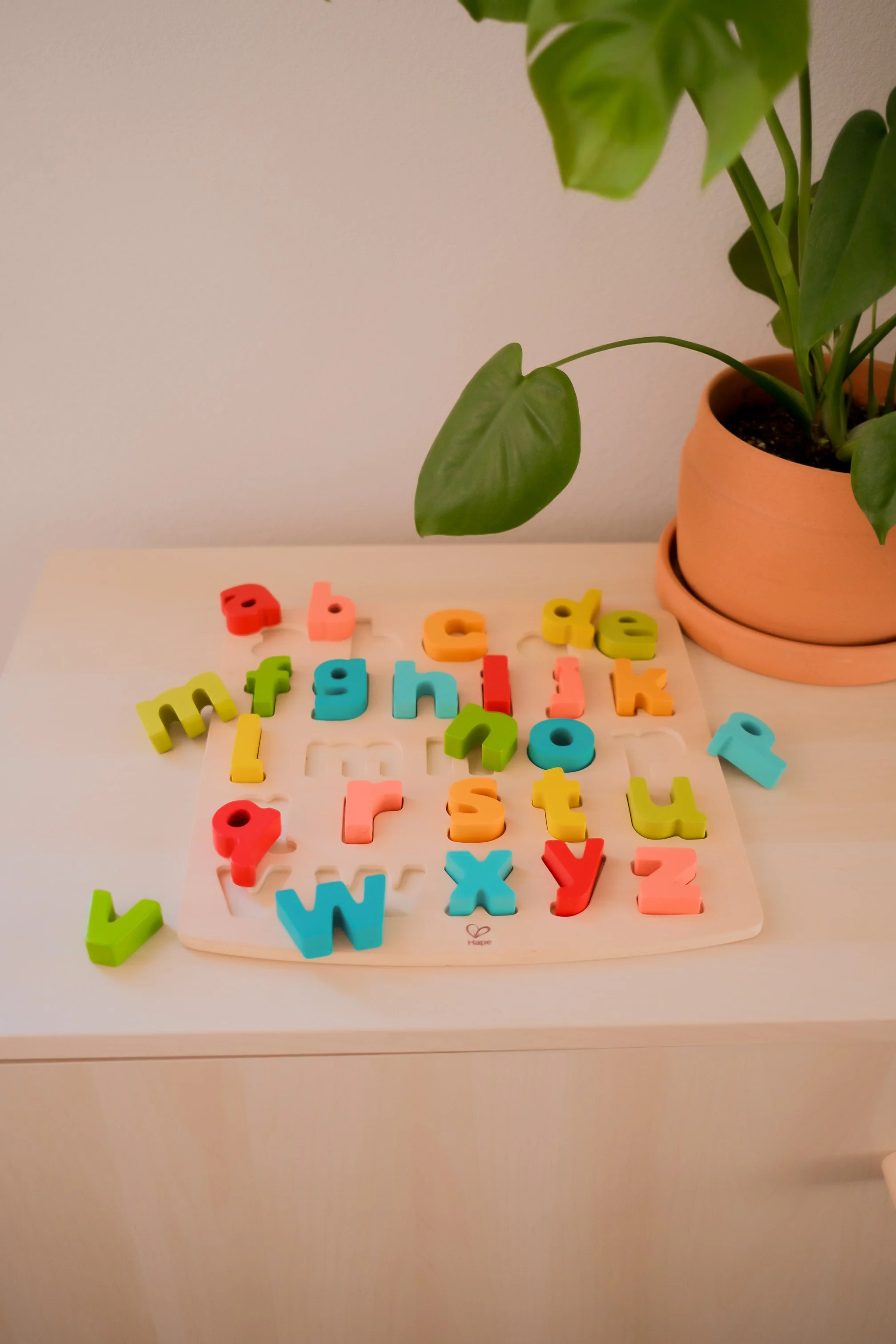 Lowercase Alphabet Puzzle, an open-ended toy on Raise Wildflowers