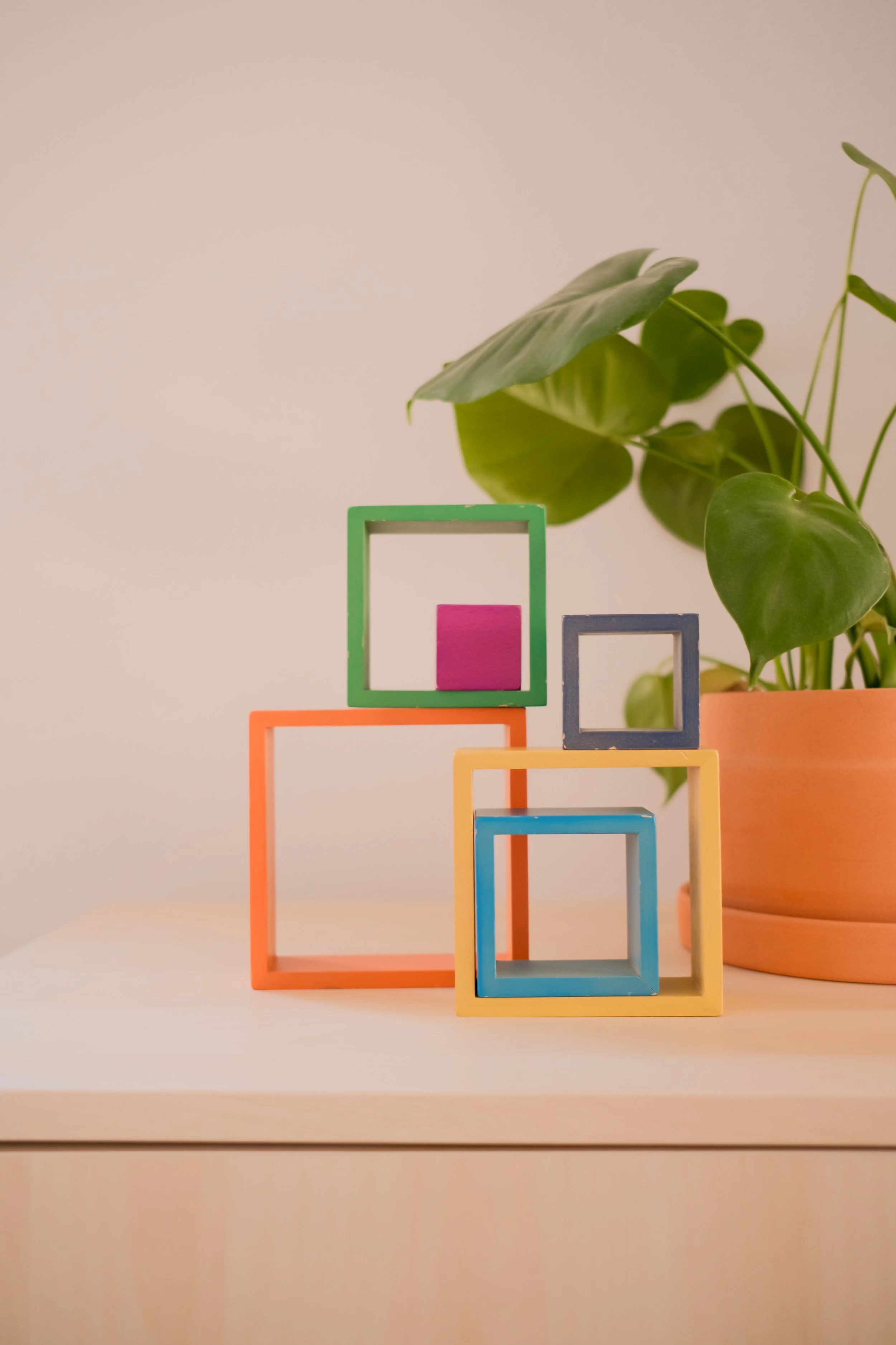 Nesting Squares, an open-ended toy on Raise Wildflowers