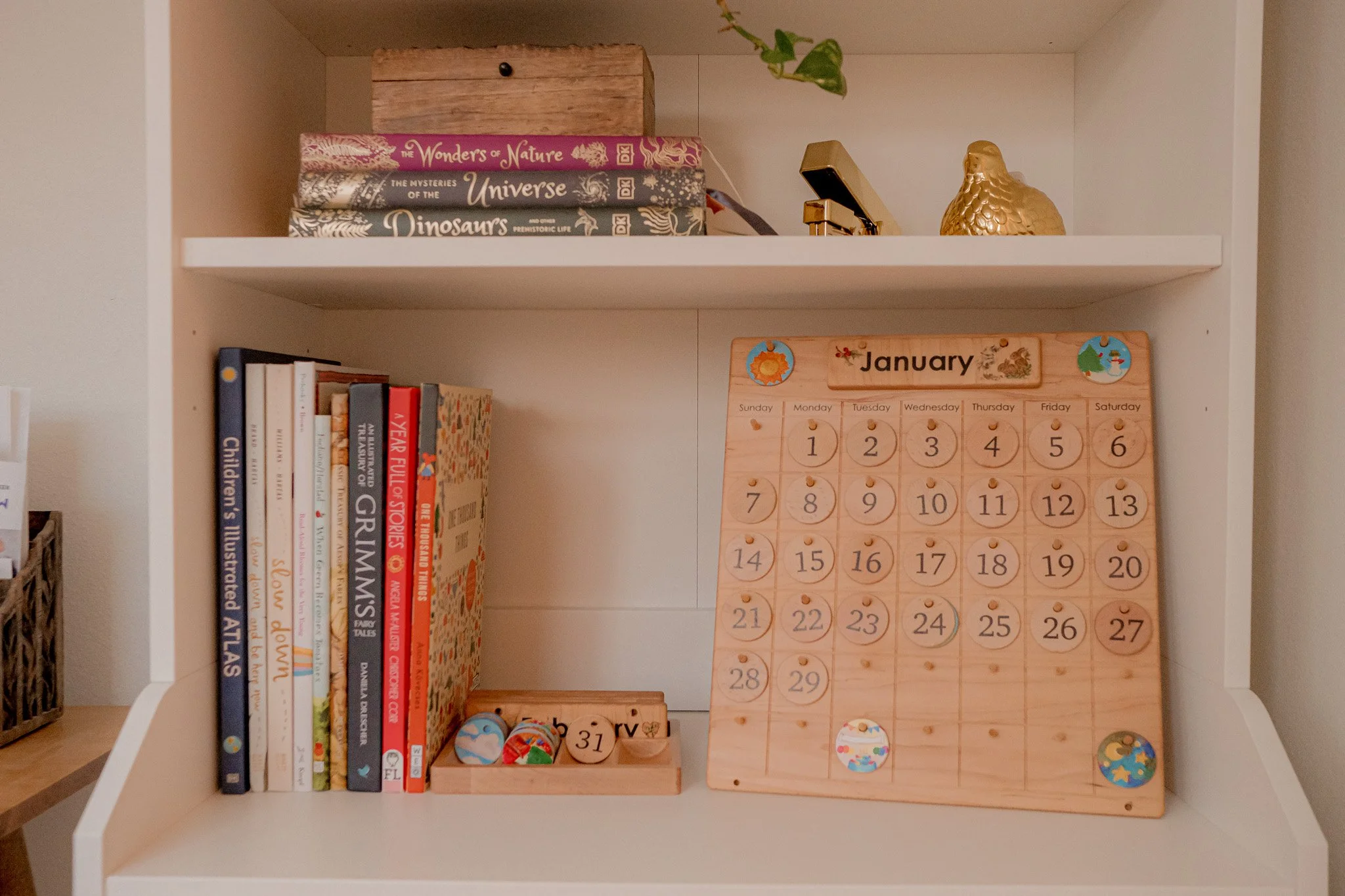Perpetual Calendar, an open-ended toy on Raise Wildflowers