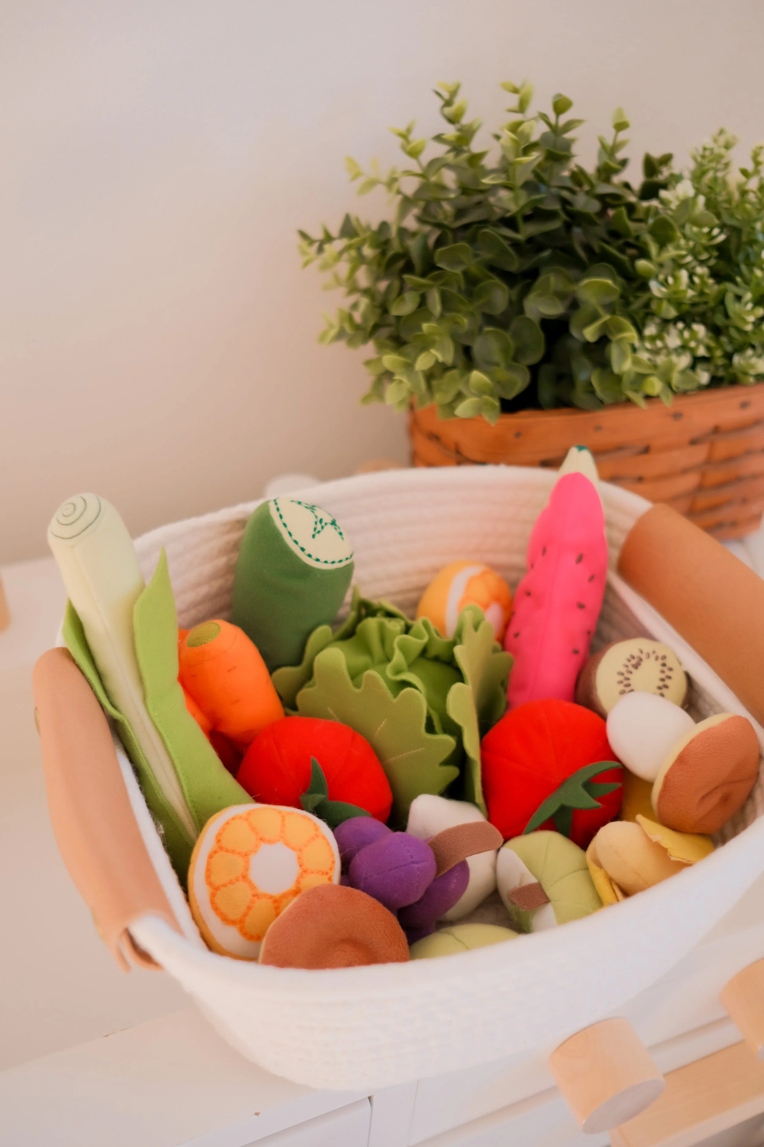 Plush Produce Set, an open-ended toy on Raise Wildflowers