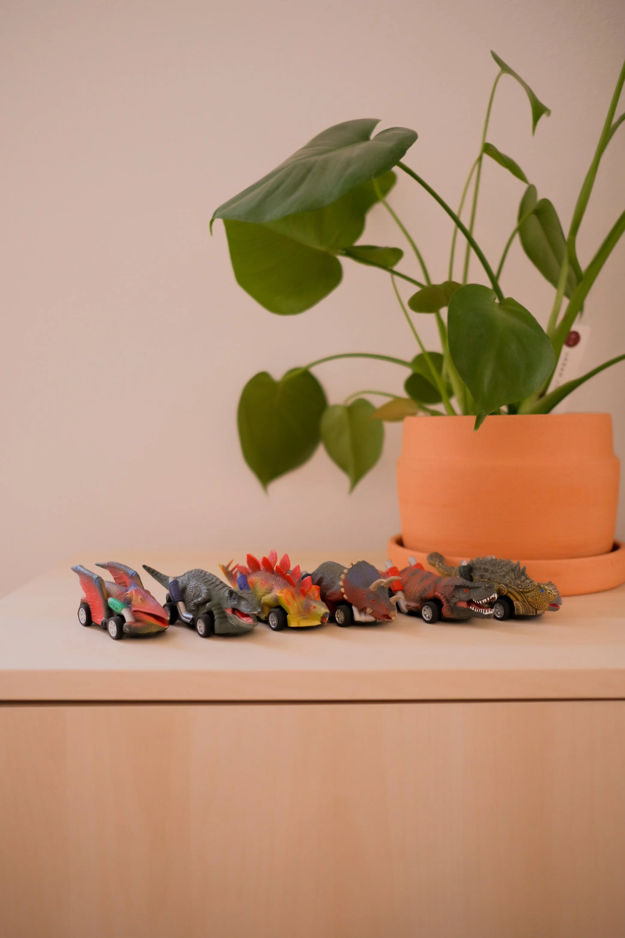 Pull-Back Dino Cars, an open-ended toy on Raise Wildflowers