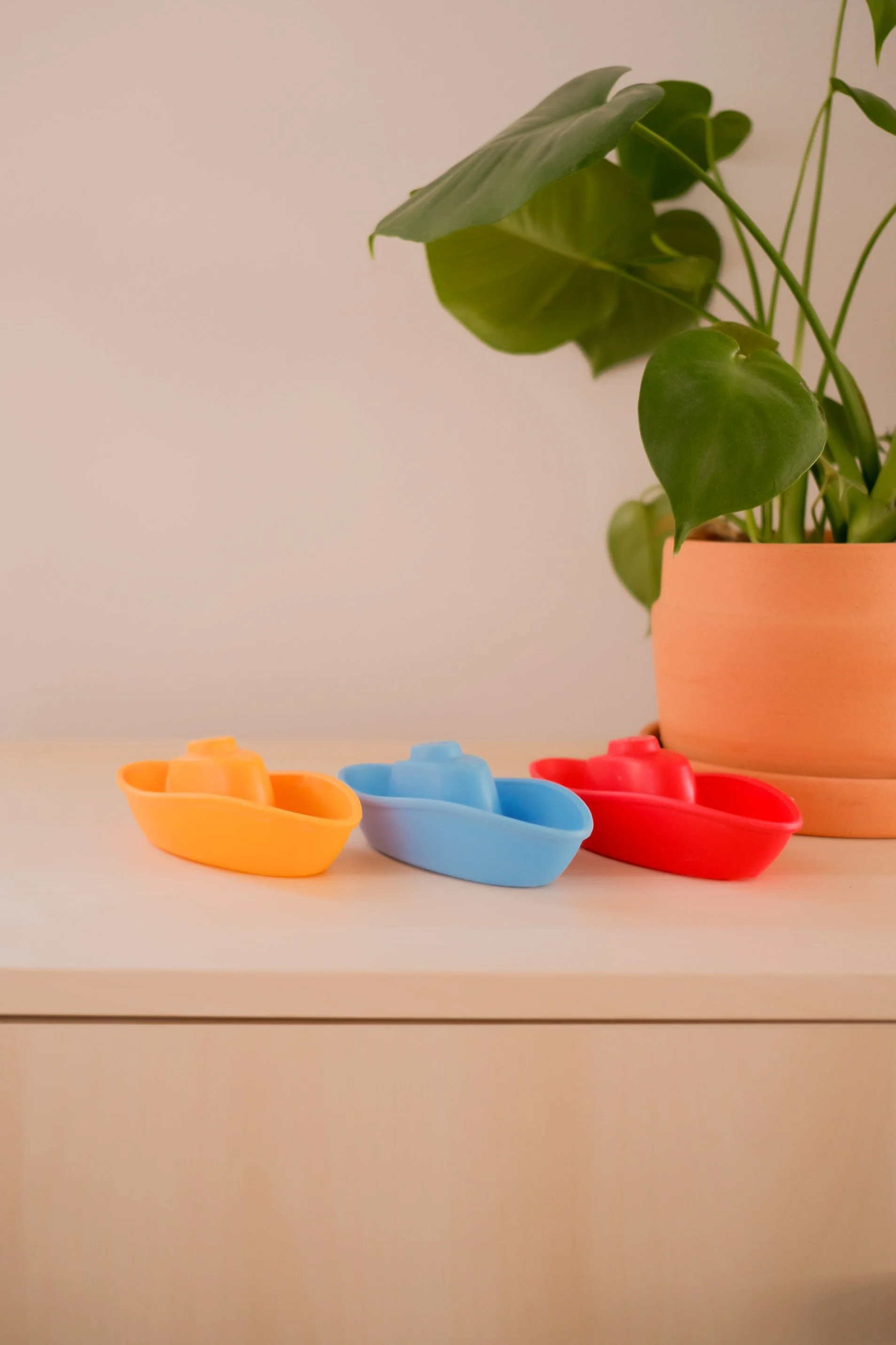 Stacking Boats, an open-ended toy on Raise Wildflowers