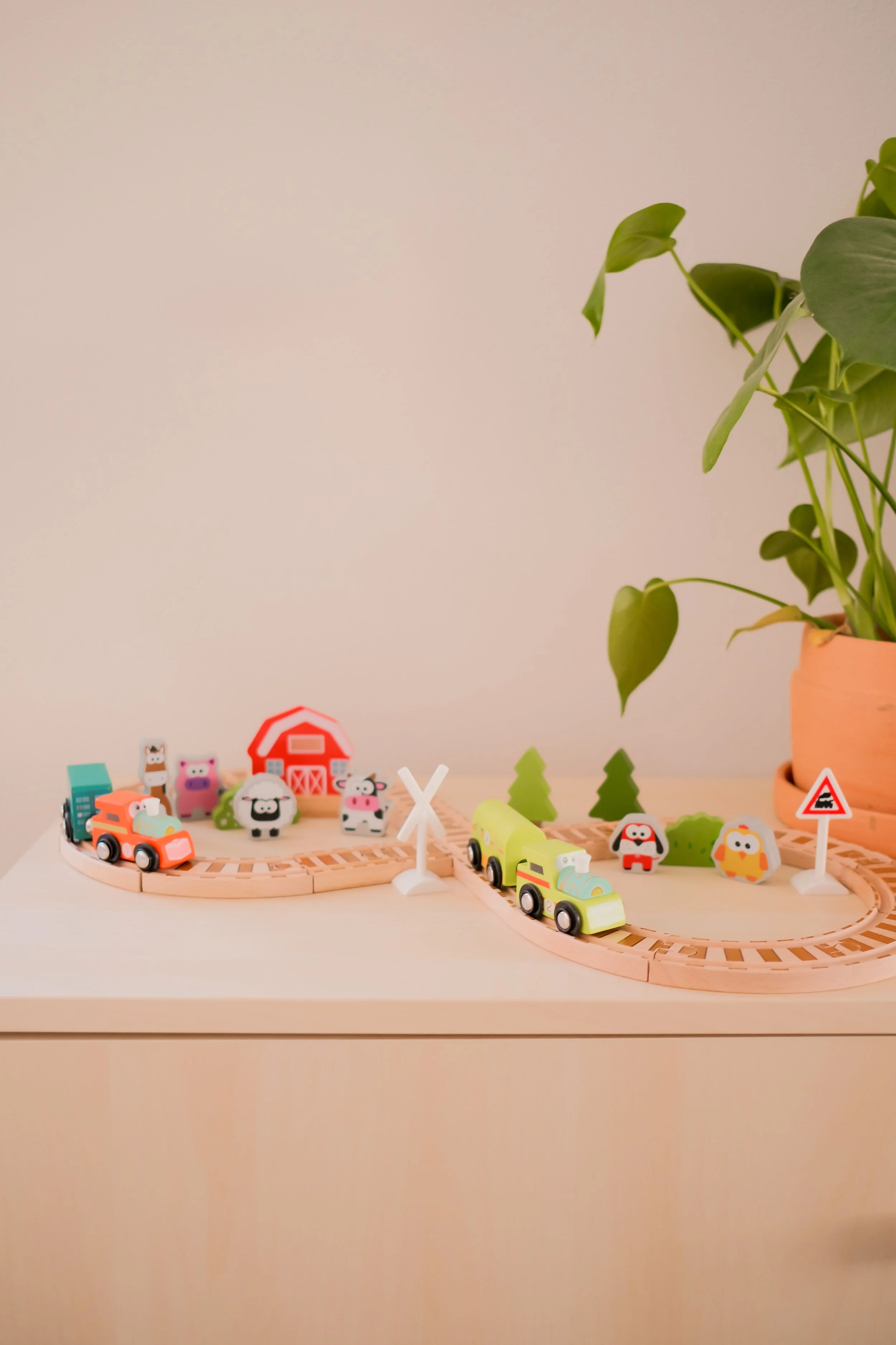 Toddler Train Set, an open-ended toy on Raise Wildflowers