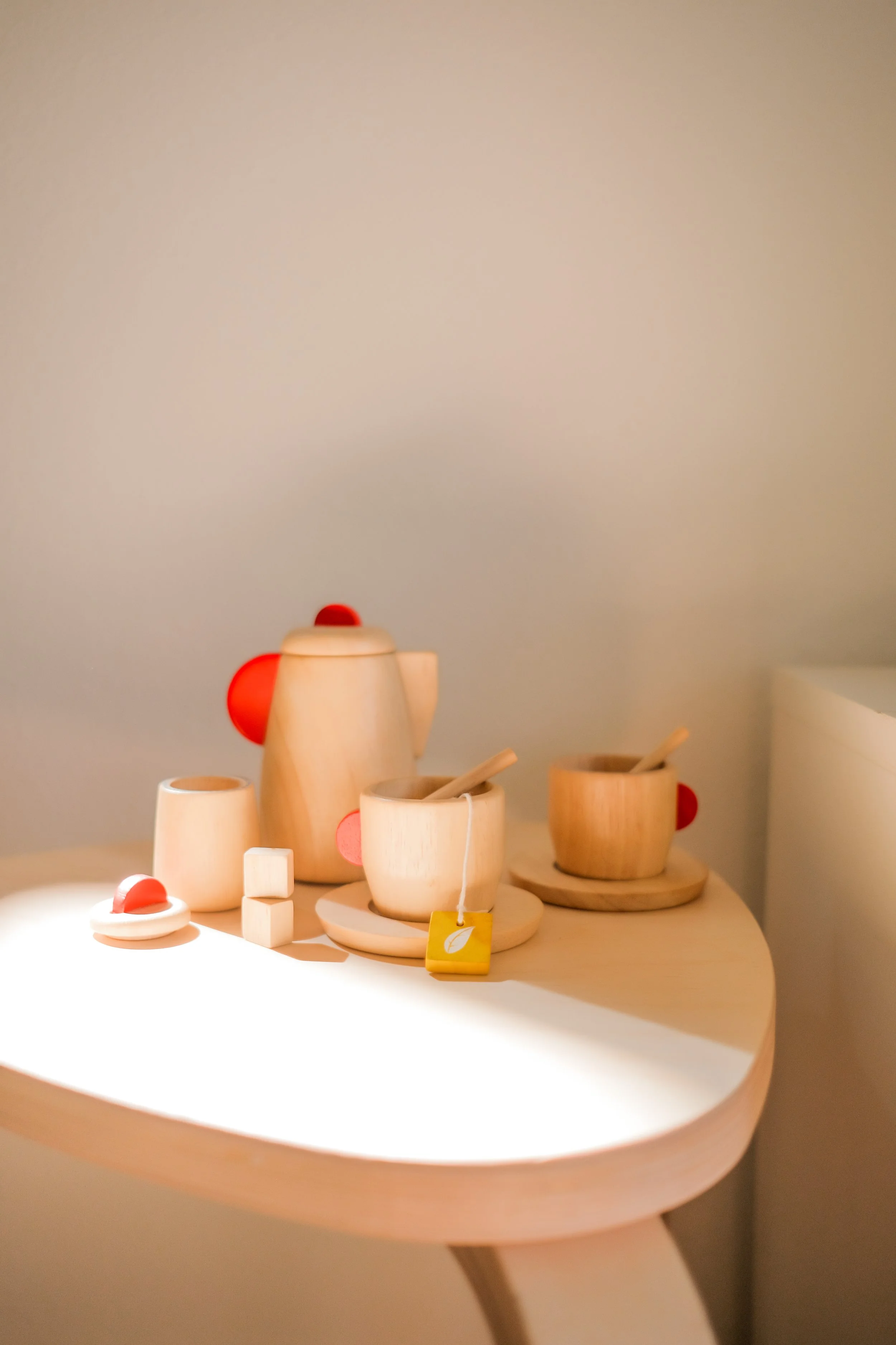 Wooden Tea Set